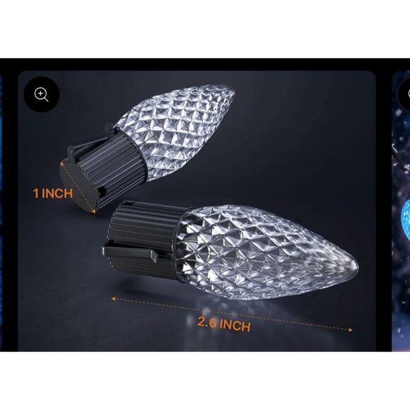 Smart C9 LED RGB String Lights by Hello Fairy - Color Changing Music Sync App - Picture 7 of 16